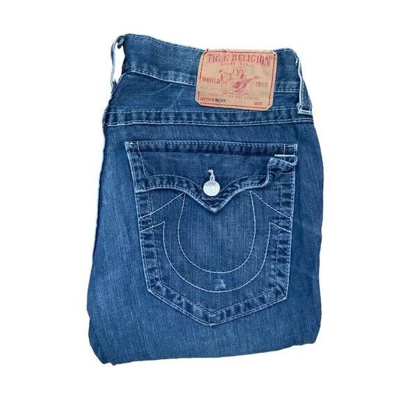 Vintage True Religion Jeans Size 34 RICKY - Picture 5 of 6